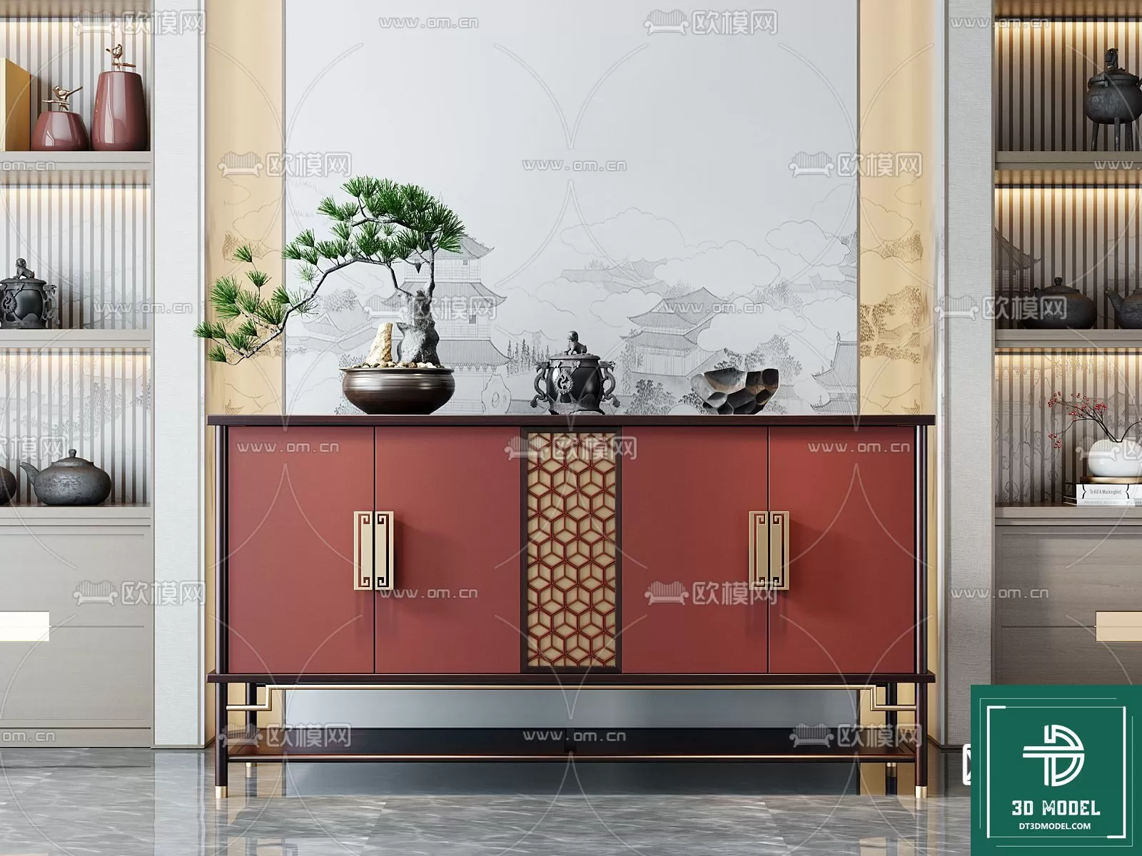 INDOCHINE STYLE – 3D MODELS – 765