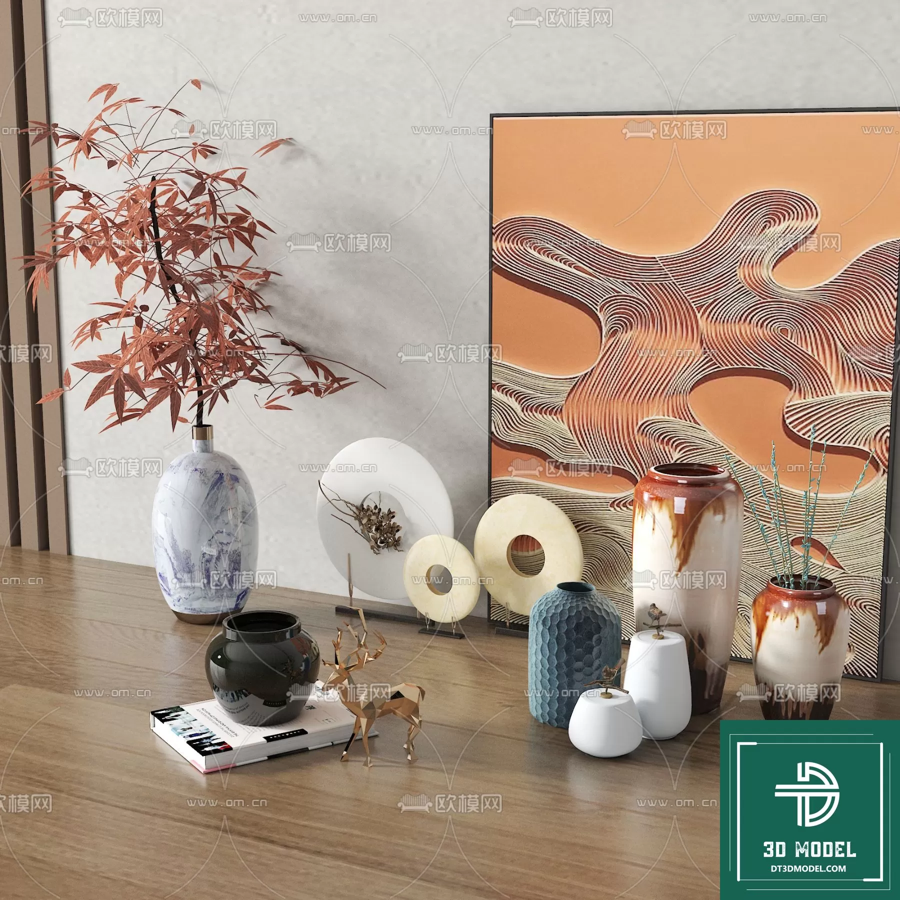 INDOCHINE STYLE – 3D MODELS – 768