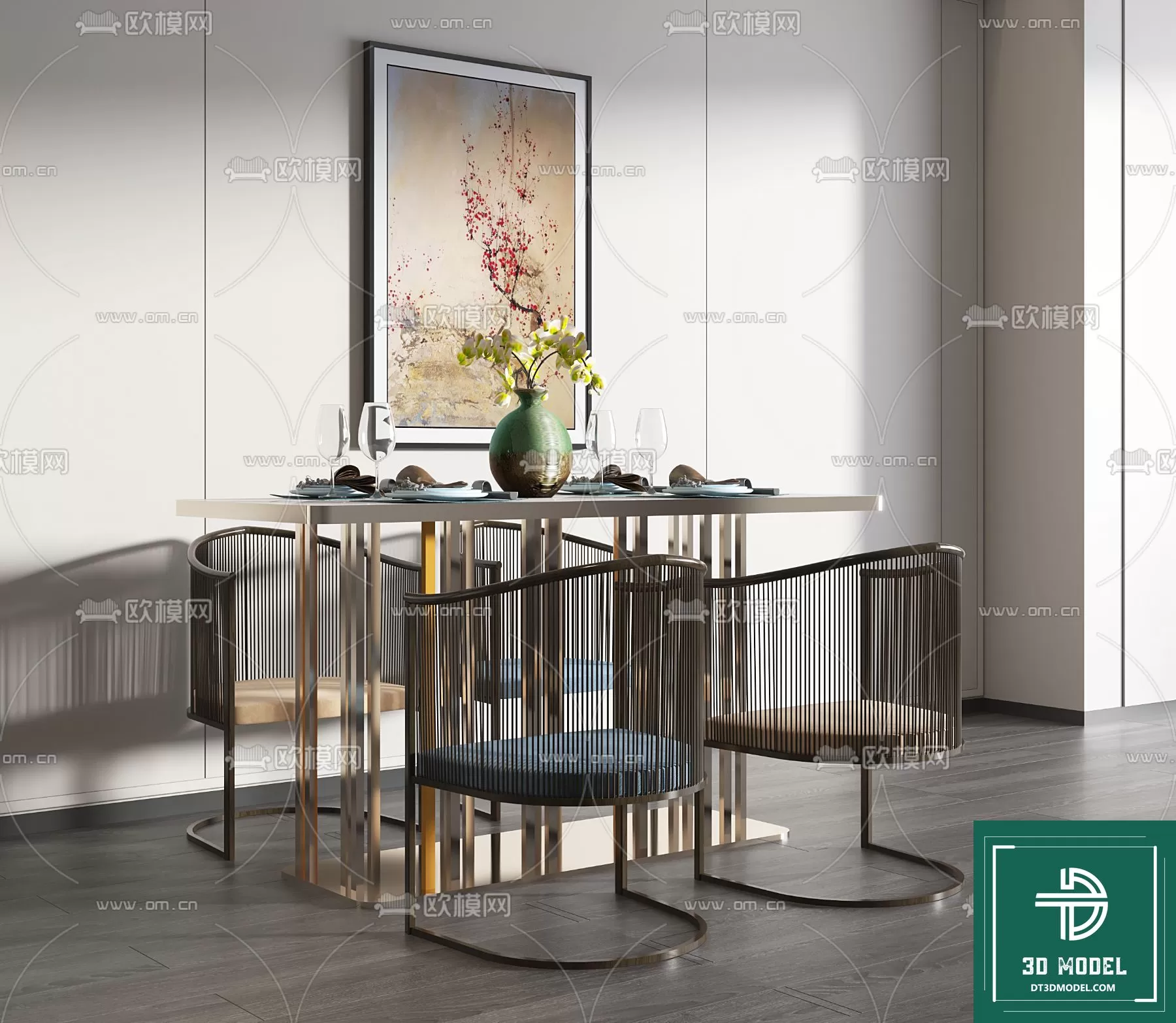 INDOCHINE STYLE – 3D MODELS – 772