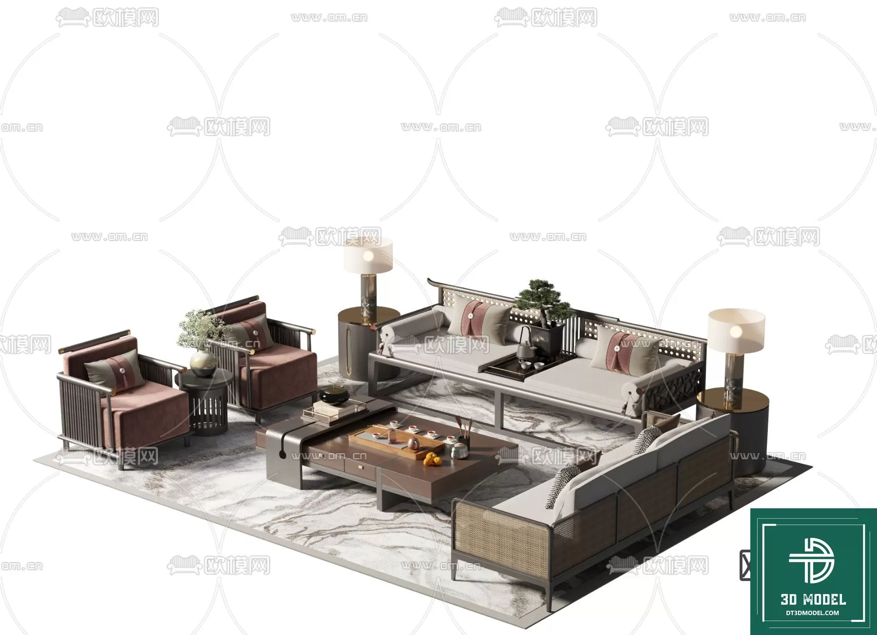 INDOCHINE STYLE – 3D MODELS – 849 INDOCHINE STYLE – 3D MODELS – 849