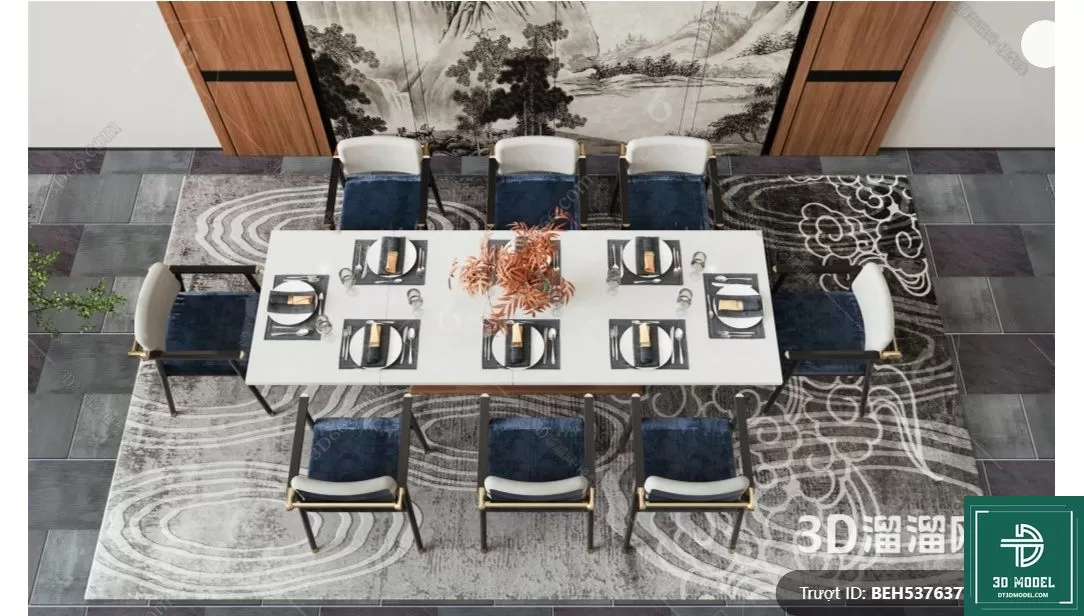 INDOCHINE STYLE – 3D MODELS – 990