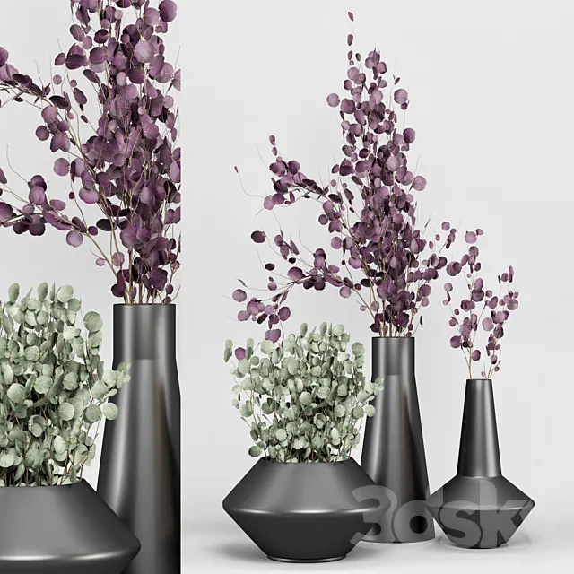 indoor Plant Set 04 – Eucalyptus bouquet 3D Model indoor Plant Set 04 – Eucalyptus bouquet 3D Model