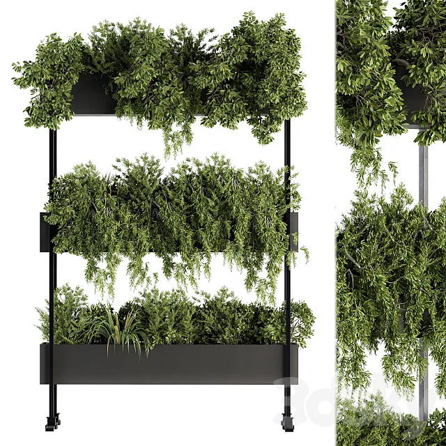 indoor Plant Set 215 -Plant Box Stand 3D Model indoor Plant Set 215 -Plant Box Stand 3D Model