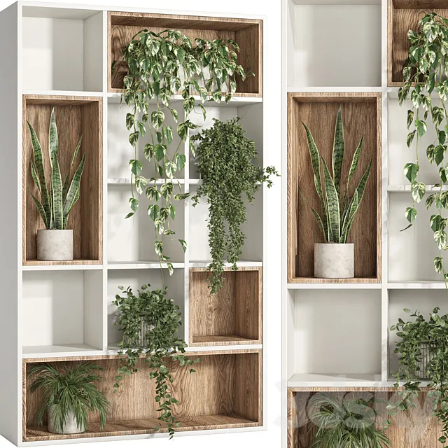 indoor plant stand 03 3D Model