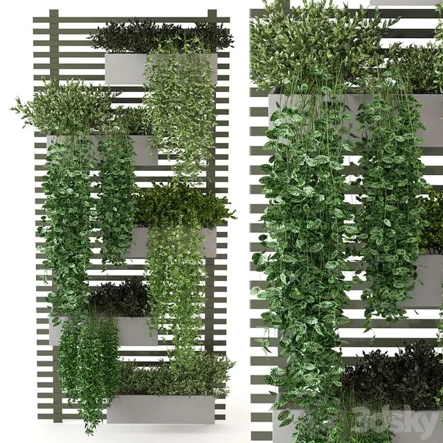 Indoor Plants Collection – Set 393 3D Model Indoor Plants Collection – Set 393 3D Model