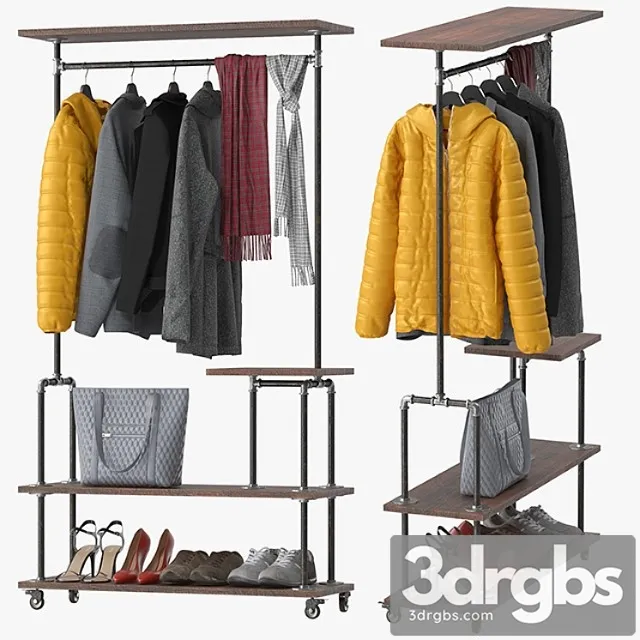 Industrial clothing rack Industrial clothing rack
