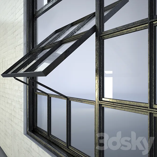 Industrial Factory Windows 3DModel