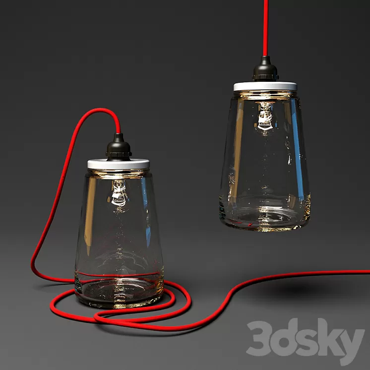 Industrial Kesbeke lamp 3D Model