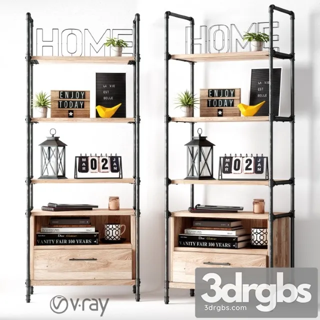 Industrial Loft Set 3D Model Download Industrial Loft Set 3D Model Download