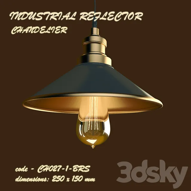 INDUSTRIAL REFLECTOR 3D Model INDUSTRIAL REFLECTOR 3D Model