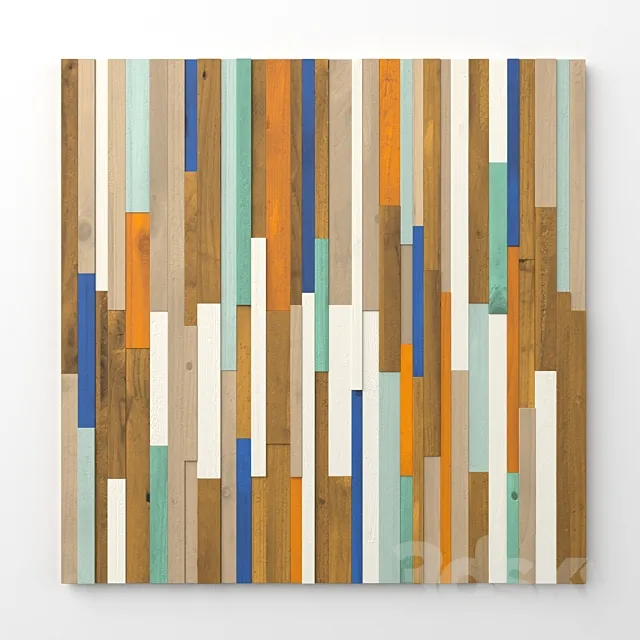 Industrial wall art 3D Model Industrial wall art 3D Model