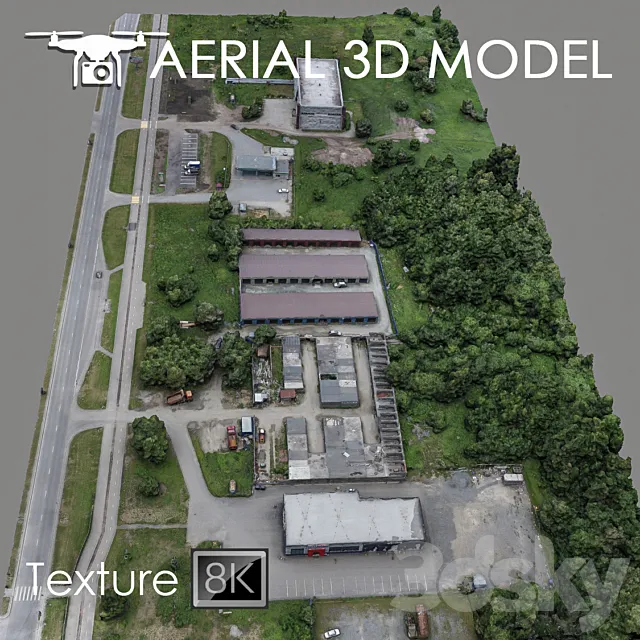 Industrial zone 57 3DModel Industrial zone 57 3DModel