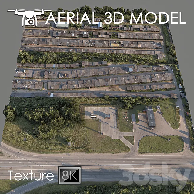 Industrial zone 93 3DModel Industrial zone 93 3DModel