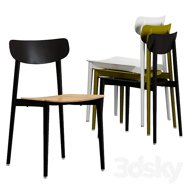 Industry West Ally Chair 3D Model Industry West Ally Chair 3D Model