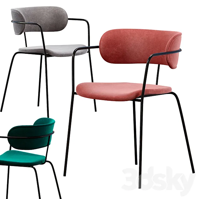 Industry west spout chair 3D Model Industry west spout chair 3D Model