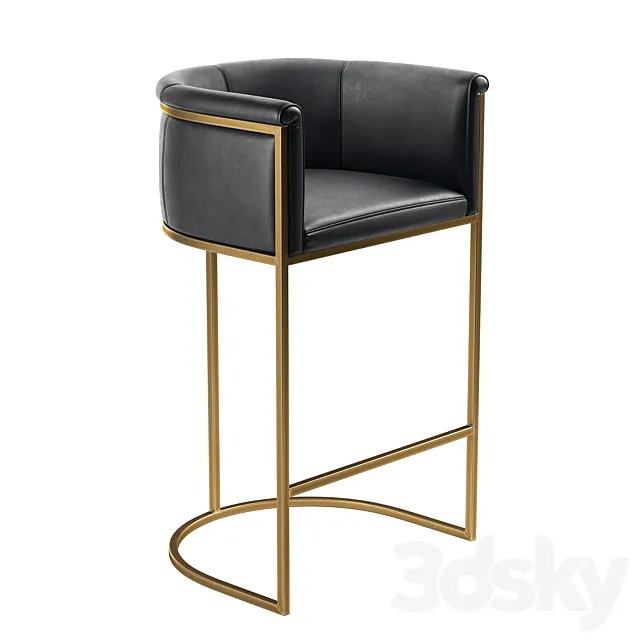 Industrywest – Enquire Bar Stool 3D Model