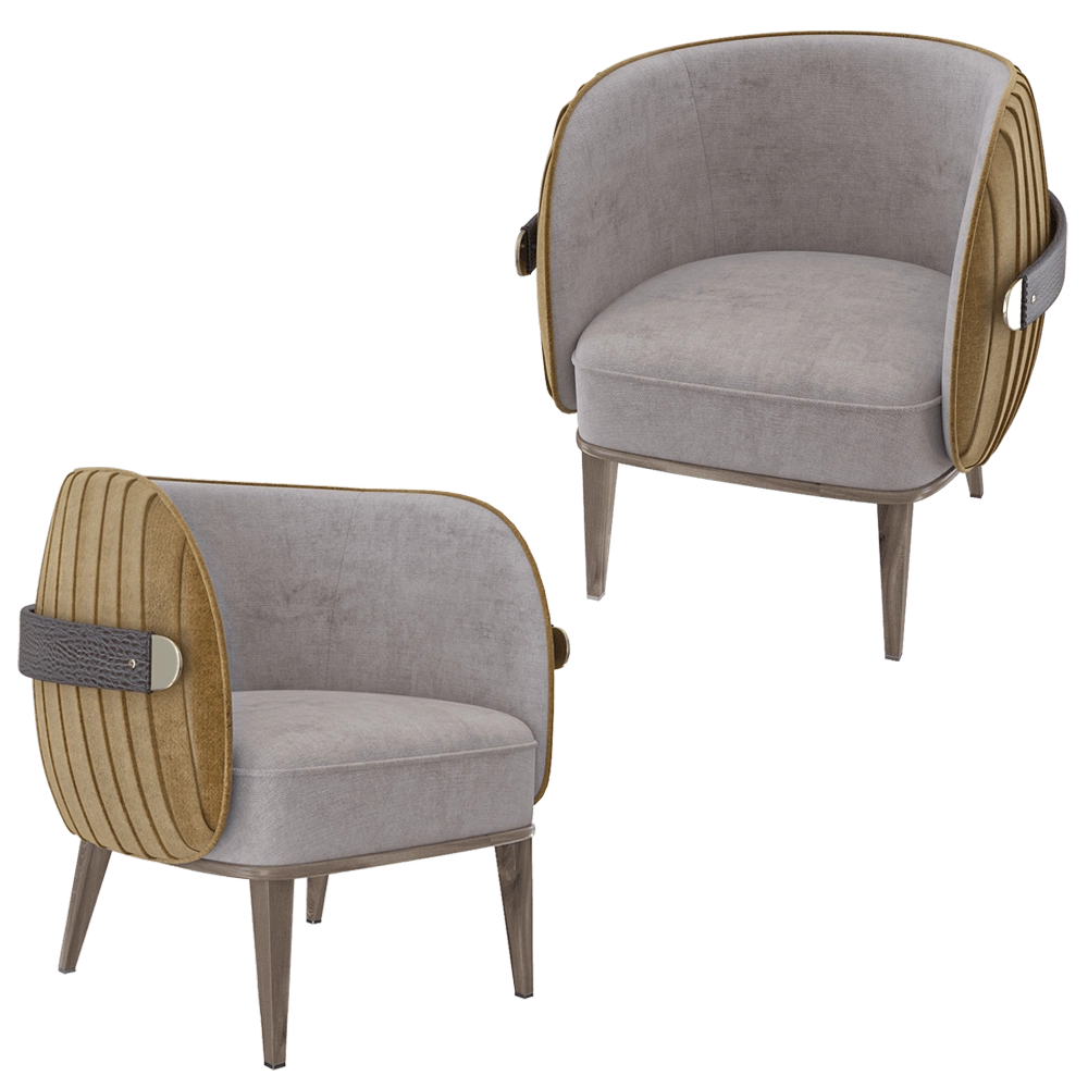 Inedito – Asnaghi – Armchair Audrey 3D Model Inedito – Asnaghi – Armchair Audrey 3D Model