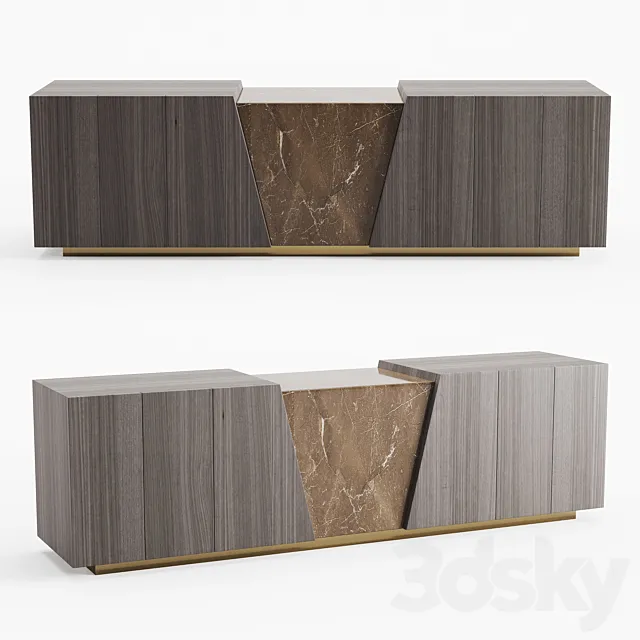Inedito Asnaghi Horo Sideboard 3DModel Inedito Asnaghi Horo Sideboard 3DModel