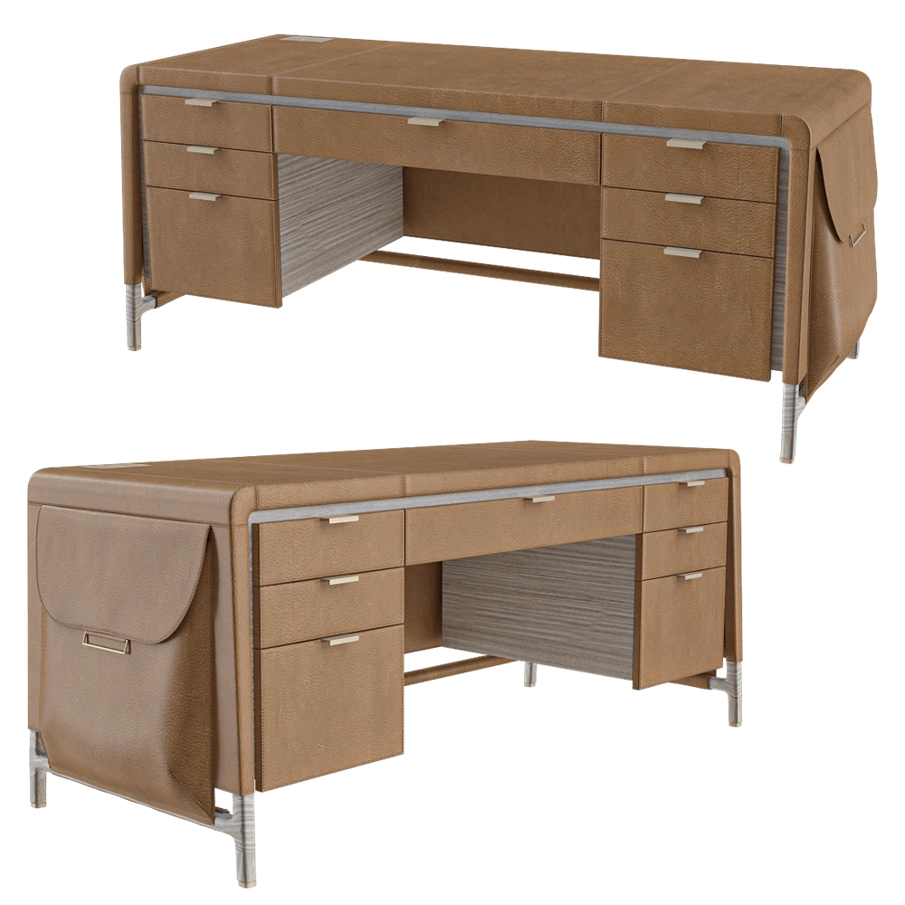 Inedito – Asnaghi – Writing desk Amerigo 2 3D Model Inedito – Asnaghi – Writing desk Amerigo 2 3D Model