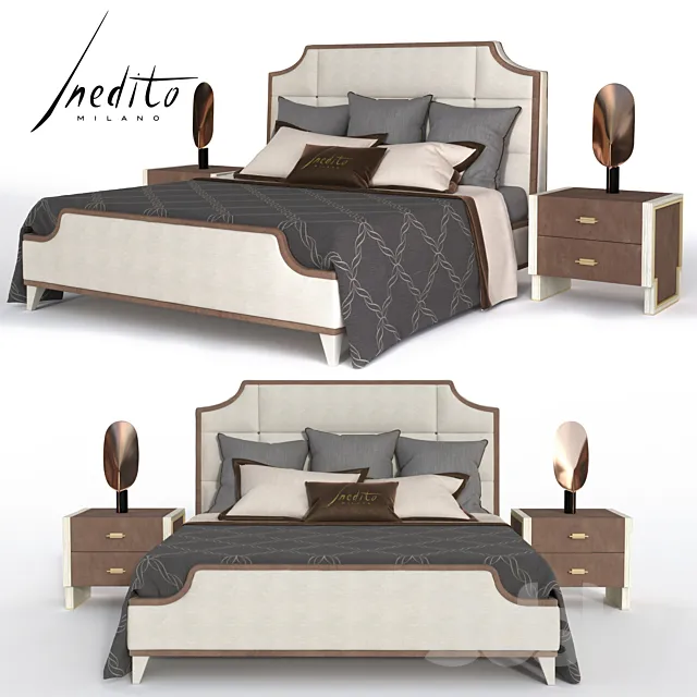 INEDITO MILANO TIFFANY BED 3DModel