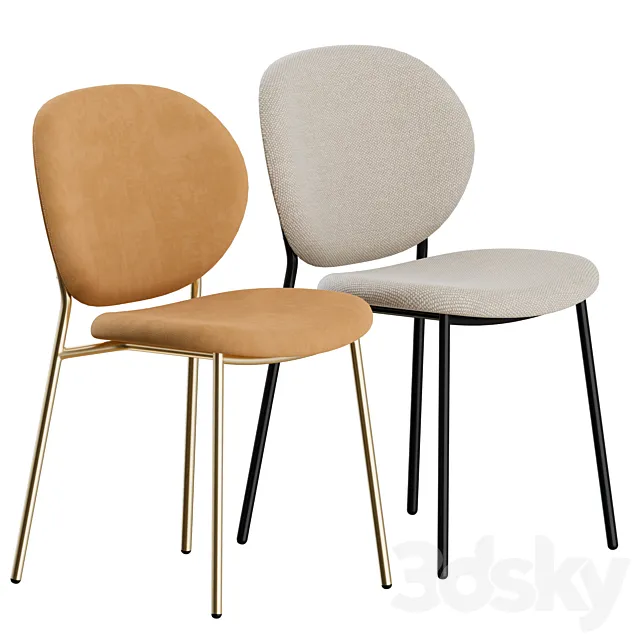 Ines Chairs by Calligaris 3D Model