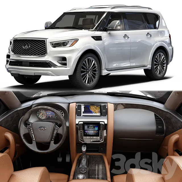 INFINITI_QX80 3DModel