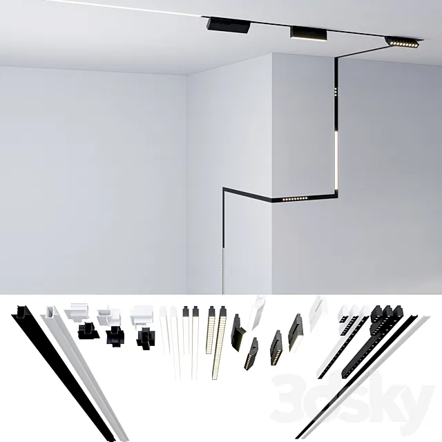 INFINITY integrated track system (set1) 3DModel