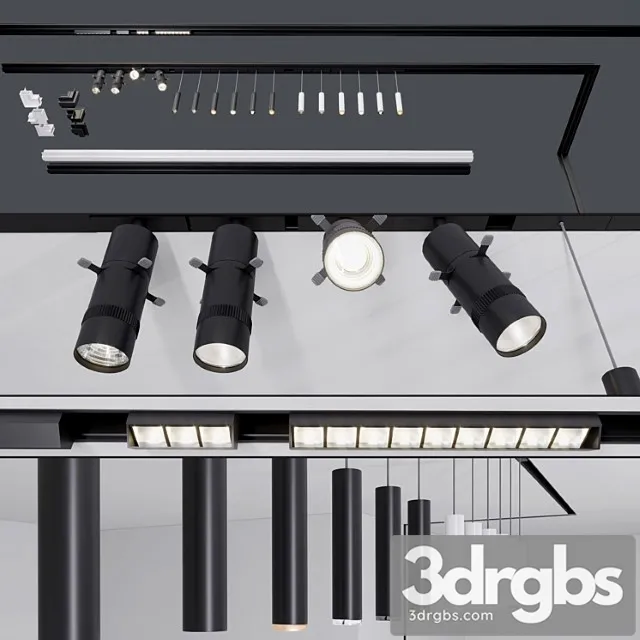 Infinity integrated track system (set2) 3D Model Download