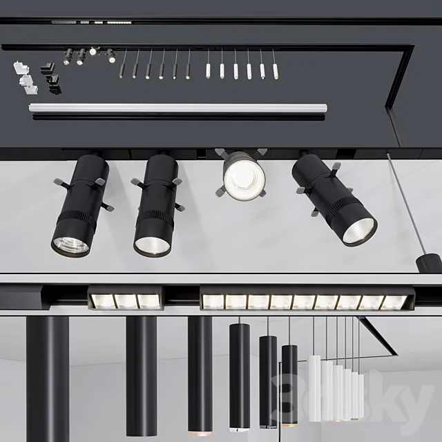 INFINITY integrated track system (set2) 3DModel