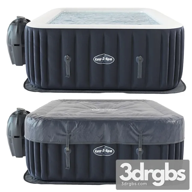 Inflatable Pool Lay Z Spa Square 3D Model Download