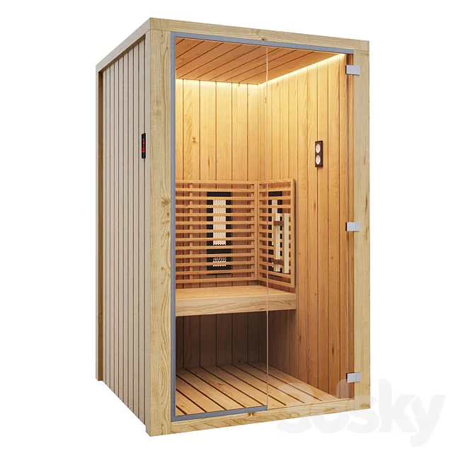 Infrared sauna View Re: Generation for interior 3D Model Infrared sauna View Re: Generation for interior 3D Model