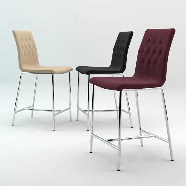 INMOD Bar Chair 3D Model INMOD Bar Chair 3D Model