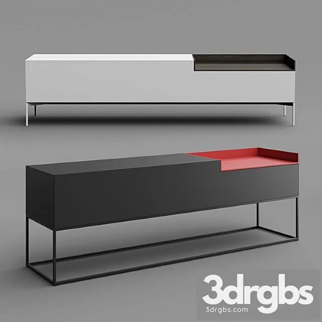 Inmotion Sideboard by MDF Italia 3D Model Download