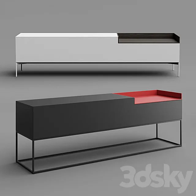 INMOTION Sideboard by MDF Italia 3DModel