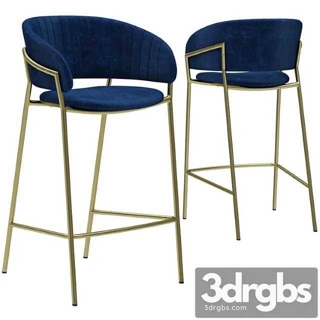 Inmyroom bar stool turin 2 3D Model Download Inmyroom bar stool turin 2 3D Model Download