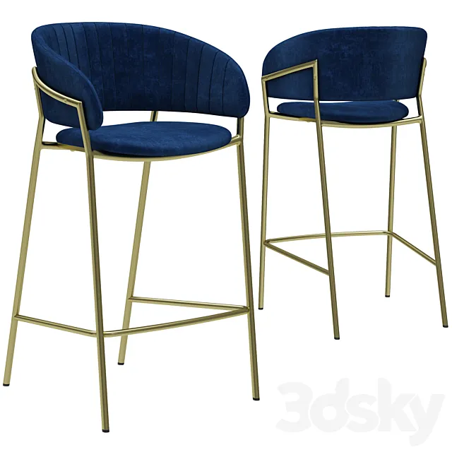 INMYROOM Bar Stool Turin 3DModel INMYROOM Bar Stool Turin 3DModel