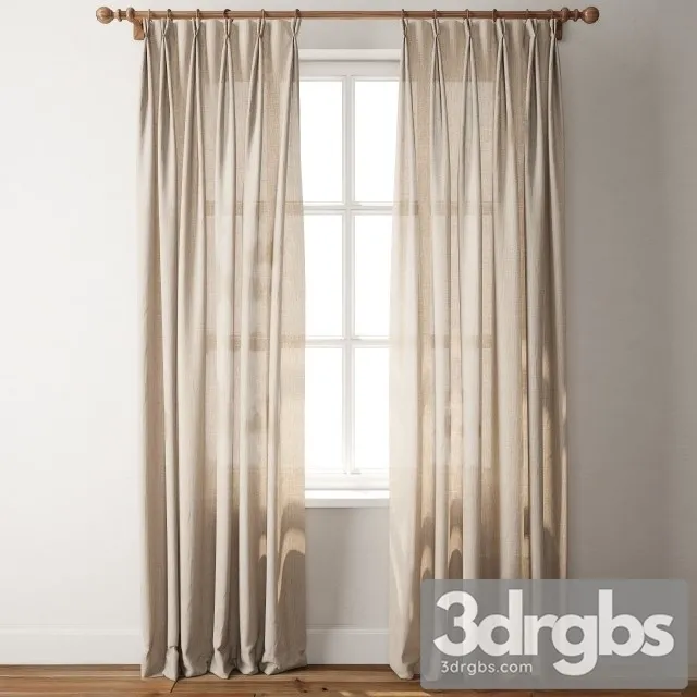 Inner Curtain 02 3D Model Download