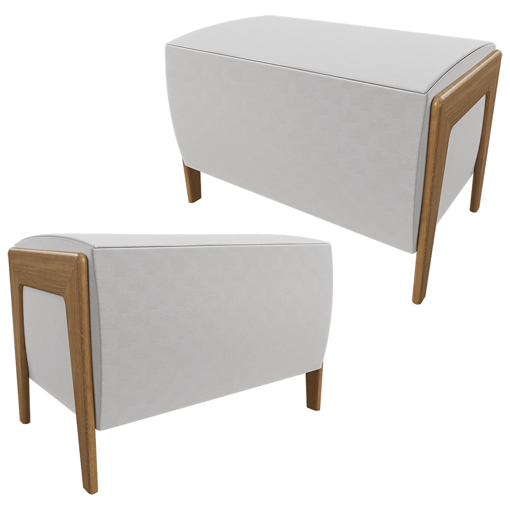 Inno – Pouf Box Wood 1WR 3D Model