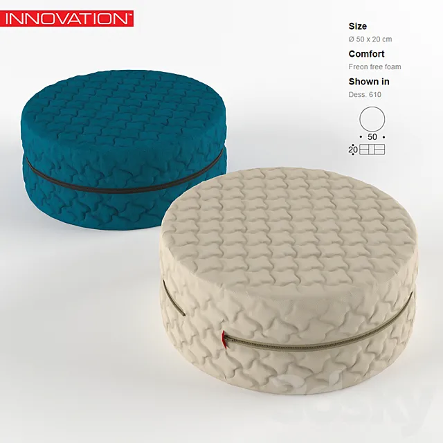INNOVATION Coz Deconstructed floor cushions 3D Model INNOVATION Coz Deconstructed floor cushions 3D Model