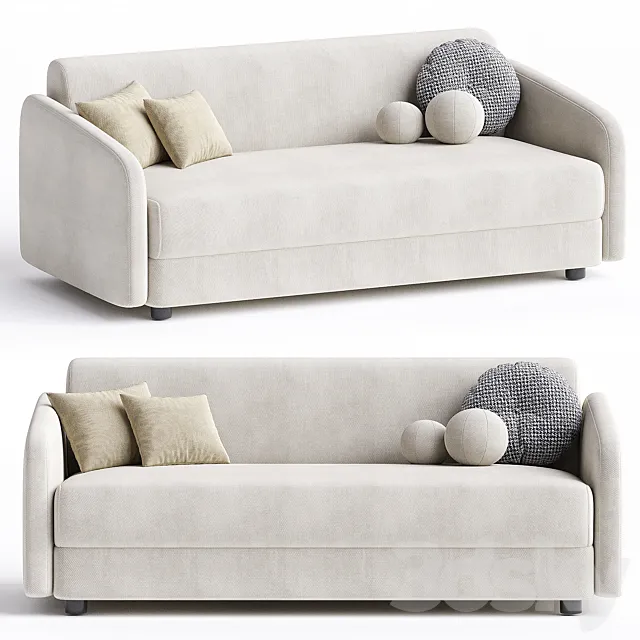 Innovation Eivor 160 Schlafsofa 3D Model Innovation Eivor 160 Schlafsofa 3D Model