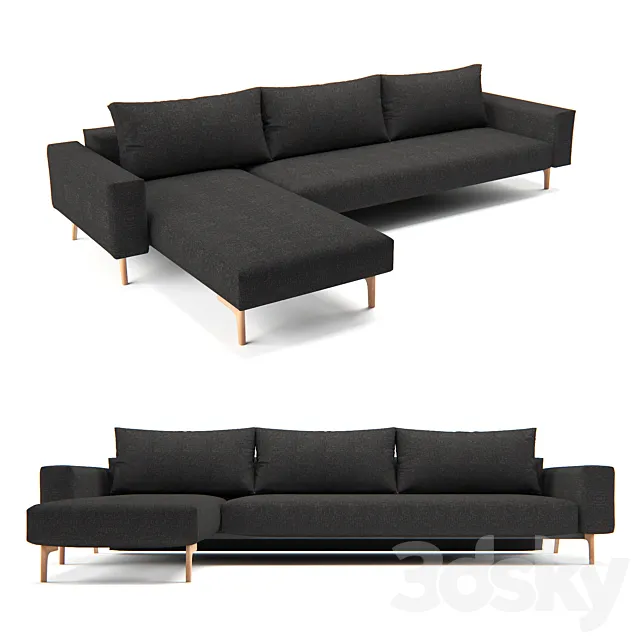 INNOVATION Idun Sofa Bed – lounger 3D Model INNOVATION Idun Sofa Bed – lounger 3D Model