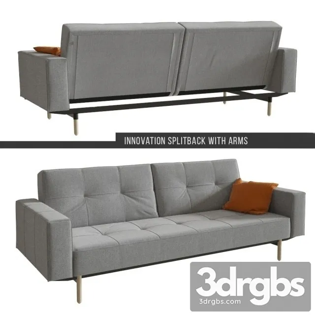 Innovation Splitback Sofa 3D Model Download Innovation Splitback Sofa 3D Model Download