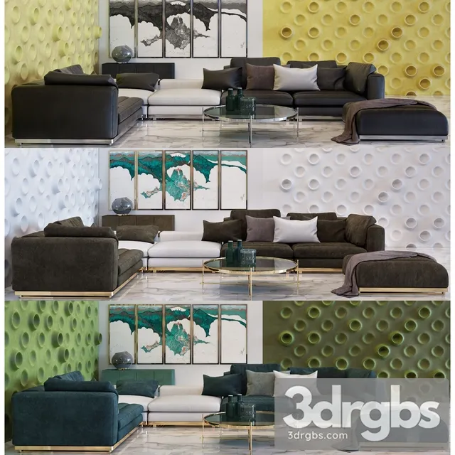 Inpro Sofa 01 3D Model Download Inpro Sofa 01 3D Model Download