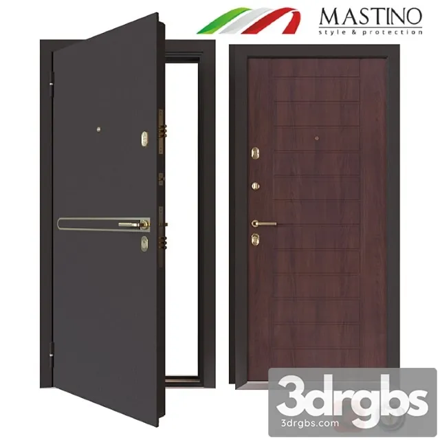 Input metal door mastino strada 3D Model Download