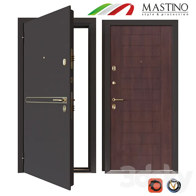 Input metal door MASTINO STRADA 3DModel