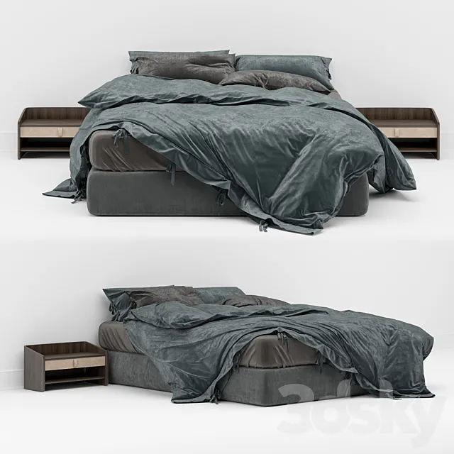 Inscoolgifts bed 3D Model
