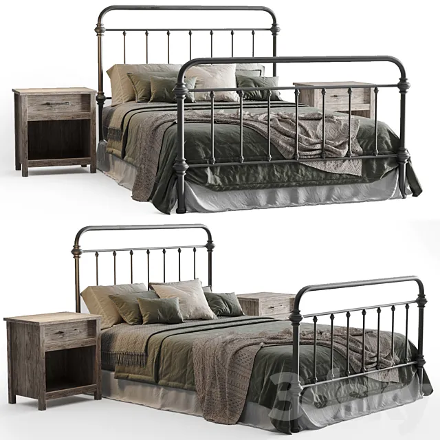 inspire marcie bed 3DModel inspire marcie bed 3DModel