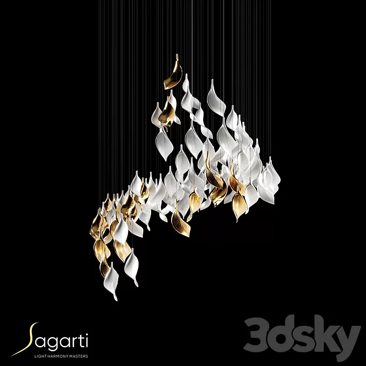 Installation Sagarti Espira art. Es.In.Twirl. 3D Model Installation Sagarti Espira art. Es.In.Twirl. 3D Model