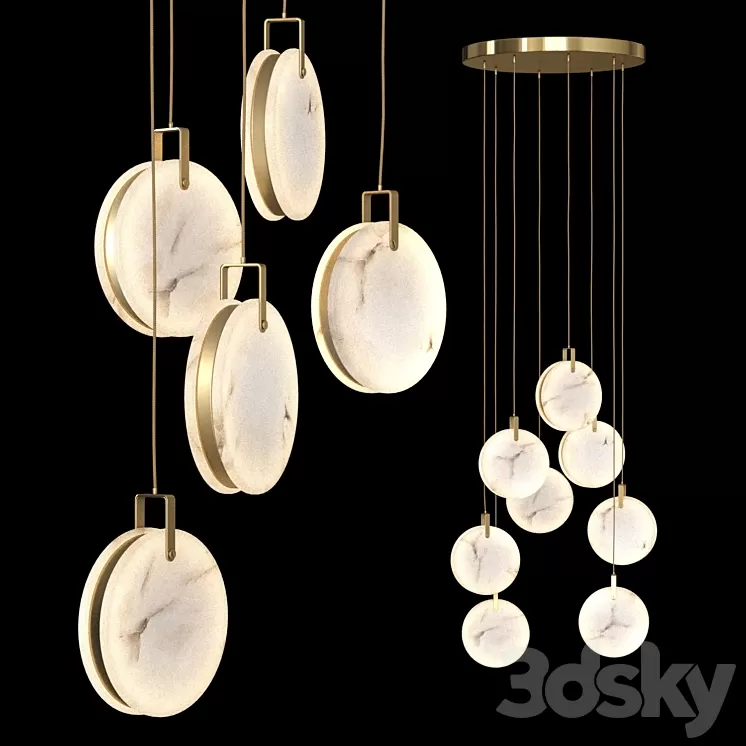 INTEGRATOR IT-1633 chandelier 3D Model Free Download