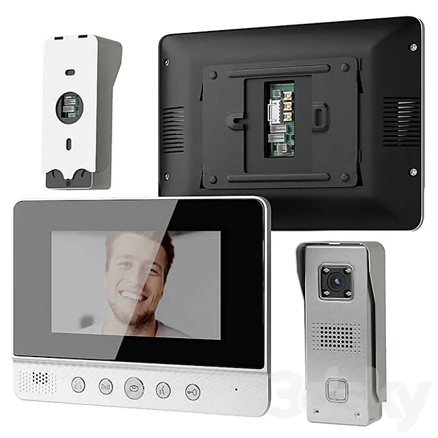 Intercom 3D Model Intercom 3D Model